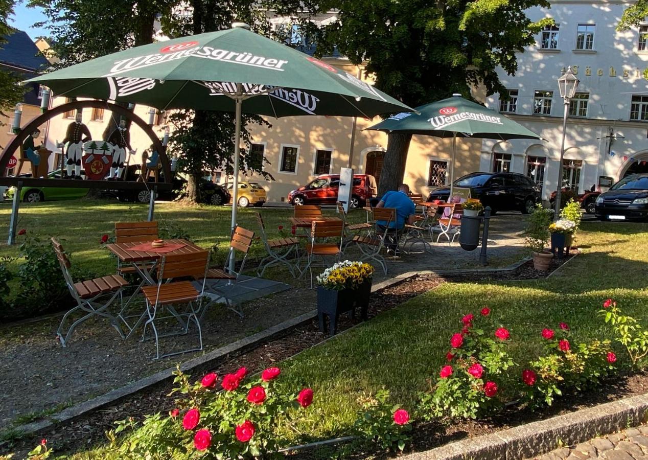 Hotel Saechsischer Hof Scheibenberg Exteriör bild